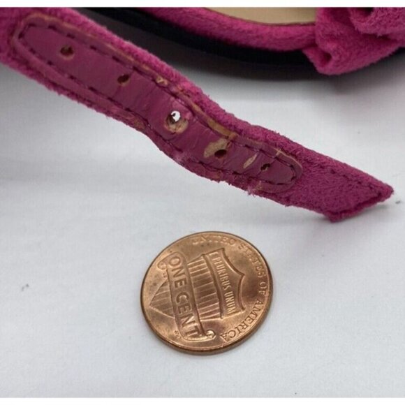 Unisa UnDiara Sandals Pink Fuchsia Ruffle Ankle Strap Heel Barbie BratzSz 6.5 M - Picture 7 of 16